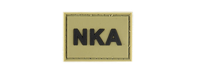G-FORCE NKA NO KNOWN ALLERGIES PVC MORALE PATCH (OD GREEN)