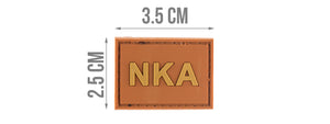 G-FORCE NKA NO KNOWN ALLERGIES PVC MORALE PATCH (ORANGE)