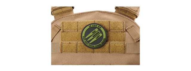 If You Go Far Enough Left, You Get Your Guns Back PVC Morale Patch (Color: OD Green)