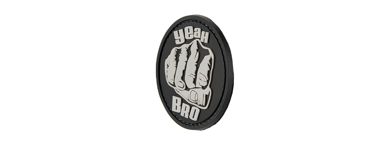 G-FORCE YEAH BRO PVC MORALE PATCH (BLACK)