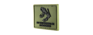 G-FORCE FROGMAN PATCH PVC MORALE PATCH (GREEN)