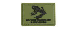 G-FORCE FROGMAN PATCH PVC MORALE PATCH (GREEN)