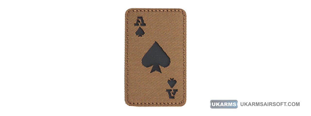 Reflective Poker Ace Morale Patch (Color: Tan)