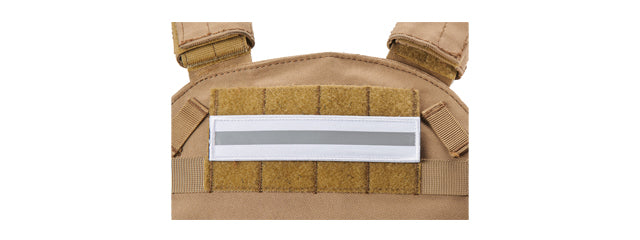 Long Long Reflective Morale Patch (Color: Silver)