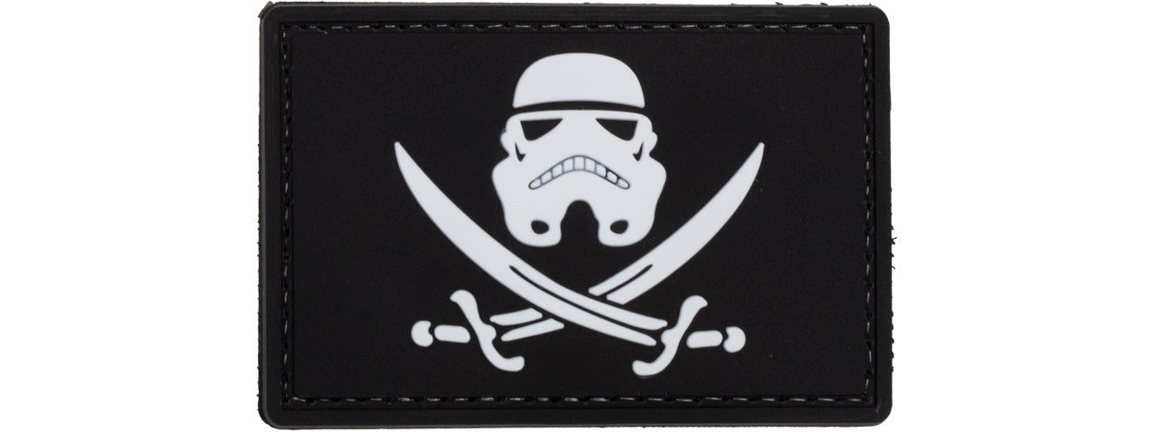 Star Wars Stormtrooper with Swords PVC Patch (Color: Black)
