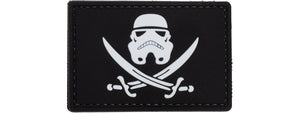 Star Wars Stormtrooper with Swords PVC Patch (Color: Black)