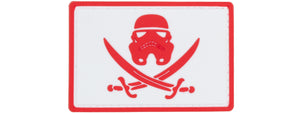 Star Wars Stormtrooper with Swords PVC Patch (Color: Red)