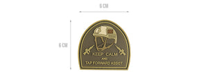 G-FORCE KEEP CALM AND TAP FORWARD ASSIST PVC MORALE PATCH