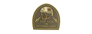 G-FORCE KEEP CALM AND TAP FORWARD ASSIST PVC MORALE PATCH