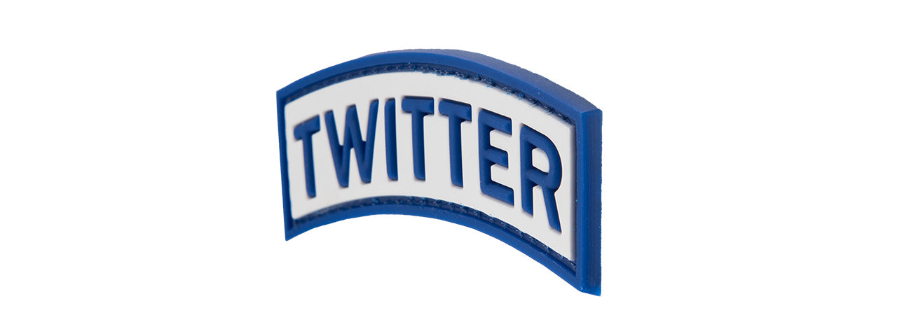 G-FORCE TWITTER PVC MORALE PATCH ( BLUE)