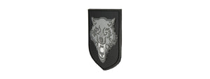 G-FORCE SHIELD GRAY WOLF PVC PATCH (GRAY)