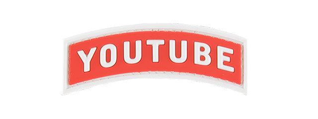 G-FORCE YOUTUBE PVC MORALE PATCH (RED)