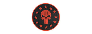 G-FORCE PUNISHER THREE PERCENTER ROUND PVC MORALE PATCH