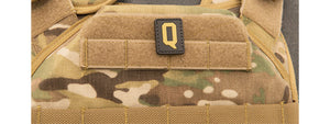 Letter Q PVC Patch (Color: Tan)