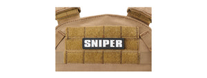 Sniper PVC Morale Patch (Color: White)