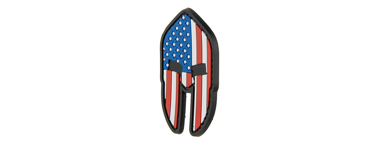 G-FORCE AMERICAN SPARTAN PVC PATCH (RED/WHITE/BLUE)