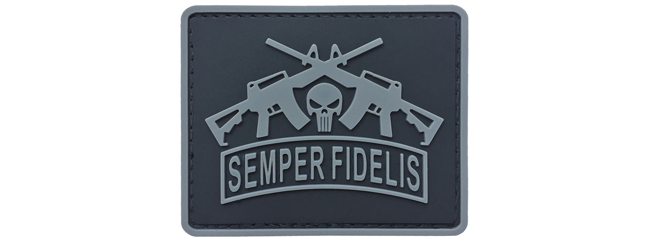G-Force Semper Fidelis PVC Morale Patch (GRAY)