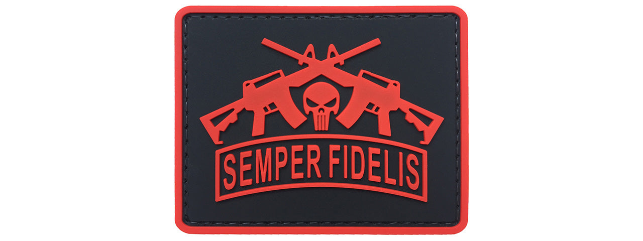 G-Force Semper Fidelis PVC Morale Patch (RED)