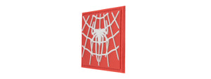 G-FORCE WEB MAN MORALE PATCH (WHITE / RED)