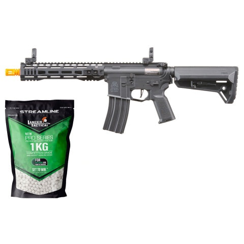 BG Defense Type-A SPR 10" Gen 2 AEG Rifle by Lancer Tactical - (Black) - Gen 2 Starter Bundle