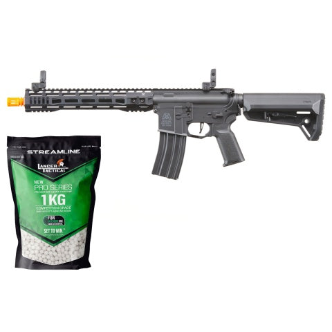 BG Defense Type-A SPR 12" Gen 2 AEG Rifle by Lancer Tactical - (Black) - Gen 2 Starter Bundle