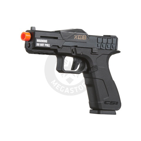 Poseidon CSI XG8 Gas Blow Back Aluminum Pistol - BLACK