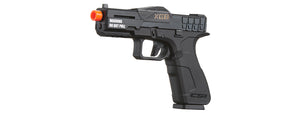Poseidon CSI XG8 Gas Blow Back Aluminum Pistol - (Metal/Black)