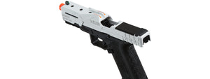Poseidon CSI XG8 Close Combat Tactical GBB Pistol - (White/Black)