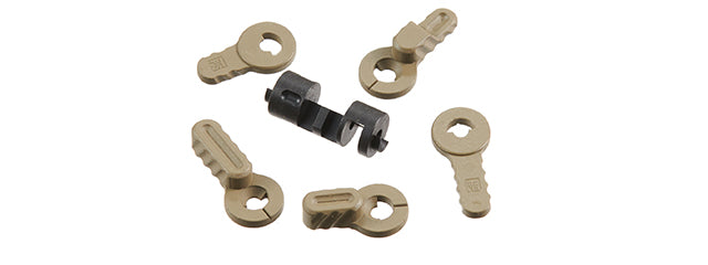 PTS SYNDICATE AIRSOFT B.A.D. AMBIDEXTROUS SAFETY SET FOR MEGA ARMS MKM