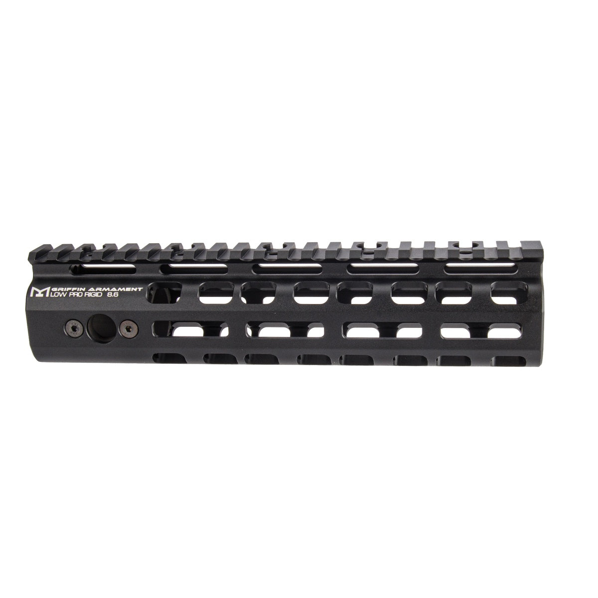PTS Griffin Armament Licensed Low Pro Rigid M-LOK 8.6" Rail for M4/M16 Series Airsoft Rifles (Black)