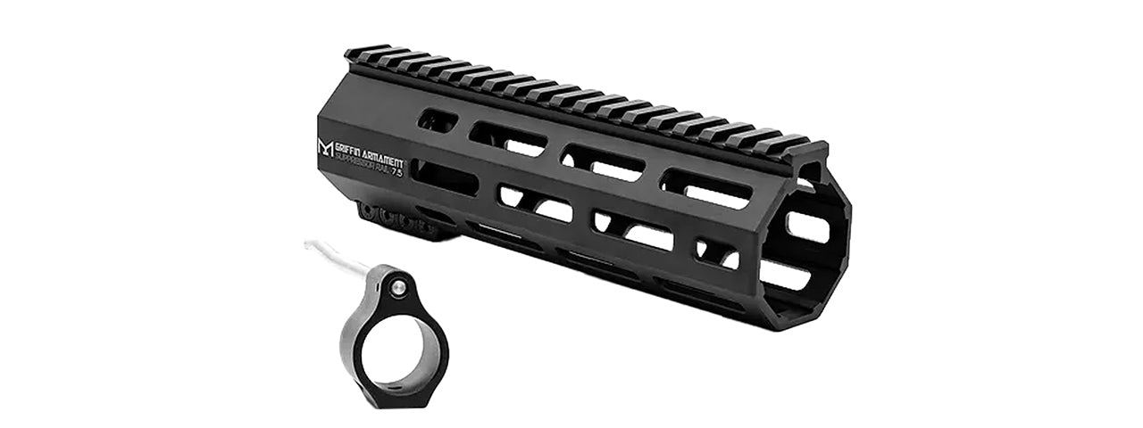 PTS Griffin Armament SR M-LOK 7.5" Handguard - (Black)