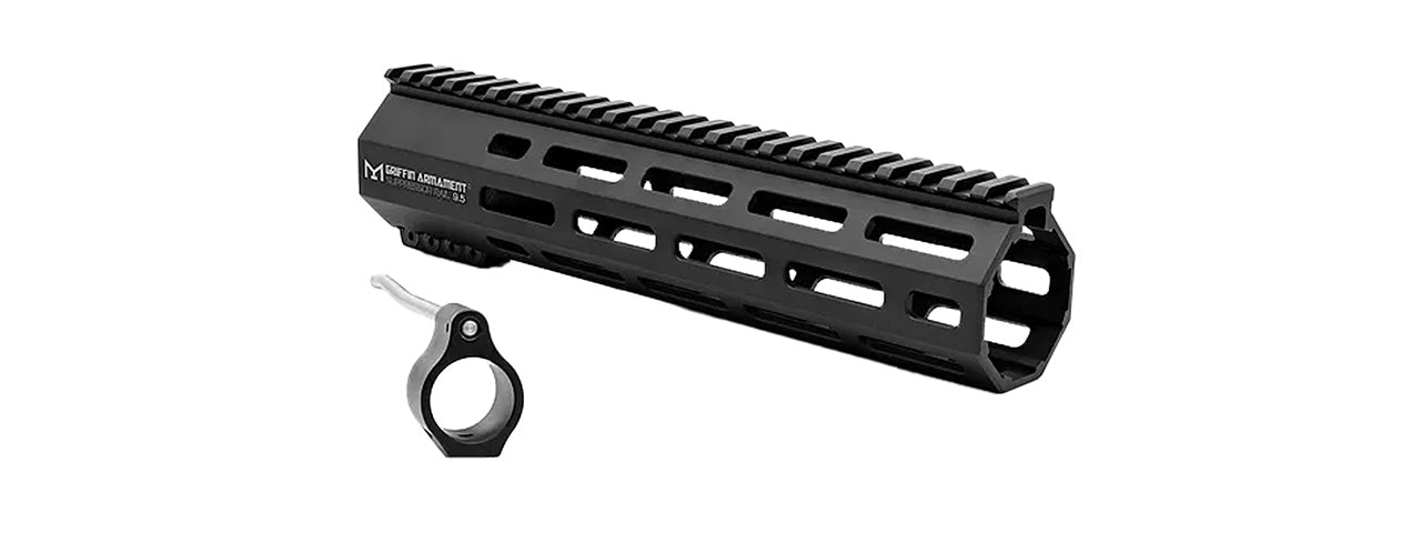 PTS Griffin Armament SR M-LOK 9.5" Handguard - (Black)