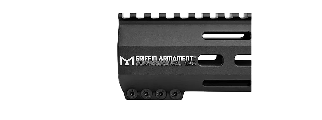 PTS Griffin Armament SR M-LOK 12" Handguard - (Black)
