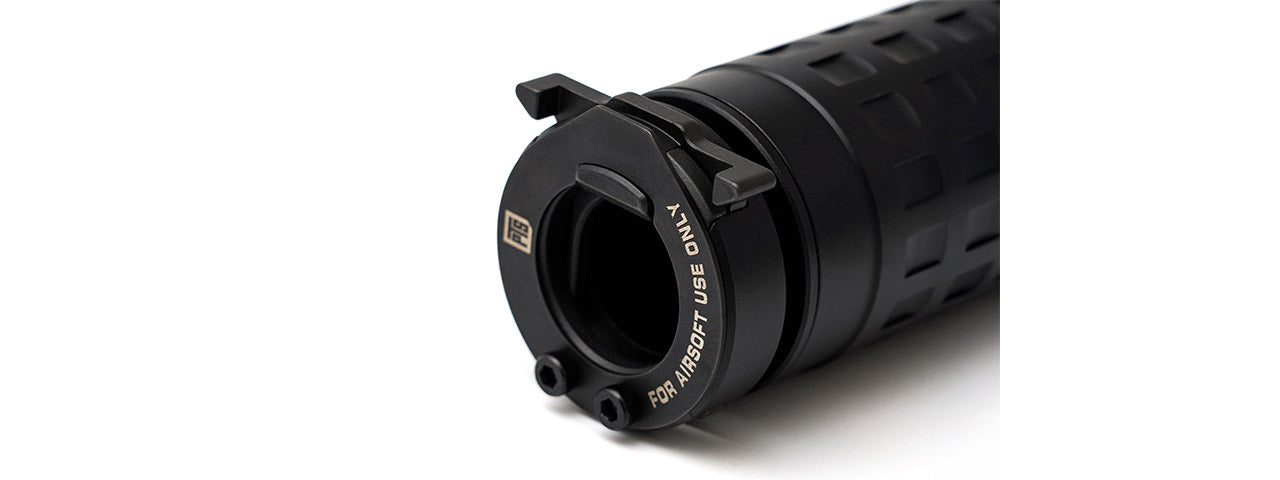 PTS Griffin ArmamentM4SD-K QD Mock Suppressor w/ Tracer Unit - (Black)