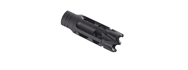 PTS AIRSOFT GOGUN HEAT TREATED TALON FLASH HIDER - BLACK