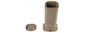 PSA-PT150450313 PTS EPF2 20MM PICATINNY VERTICAL FOREGRIP W/ STORAGE - LONG (TAN)