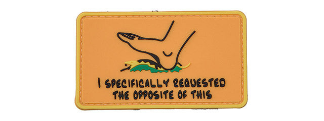 I Specifically Requested The Opposite of This PVC Patch