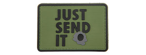 Just Send It PVC Patch (Color: OD Green)