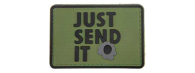 Just Send It PVC Patch (Color: OD Green)