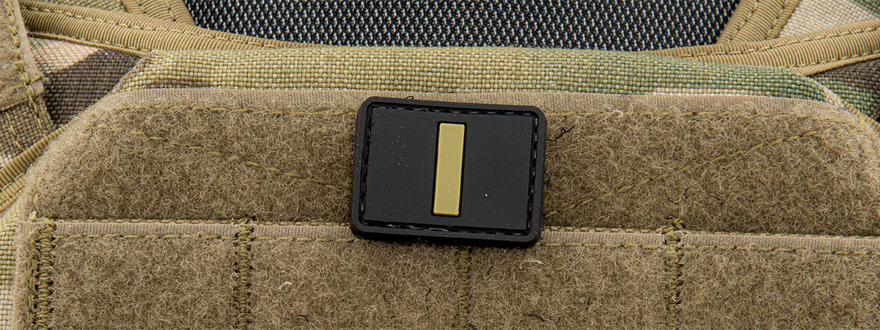Minus Sign PVC Patch (Color: Tan)