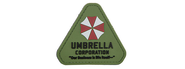 Resident Evil Umbrella Corporation Our Business is Life Itself PVC Patch (Color: OD Green and Red)