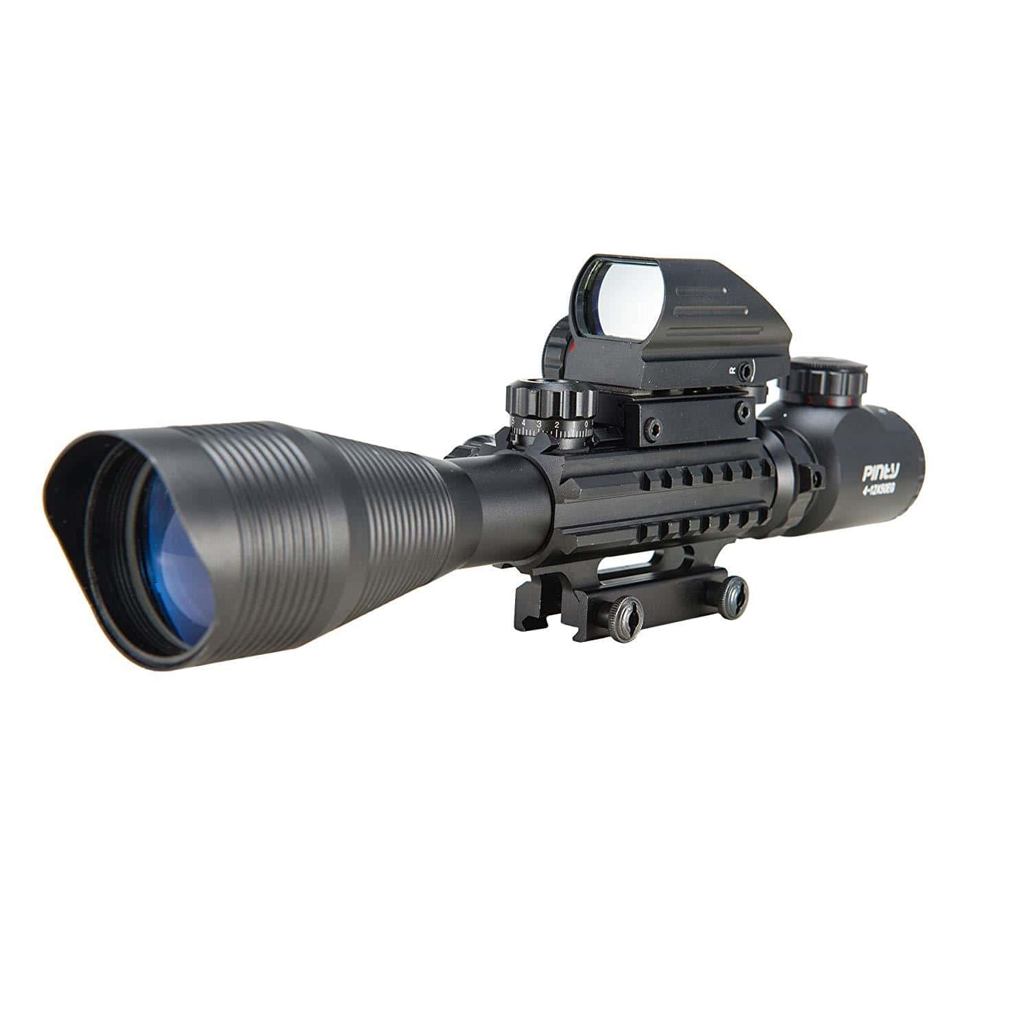 Pinty Nova 3-in-1 4-12x50 SFP Rifle Scope Combo