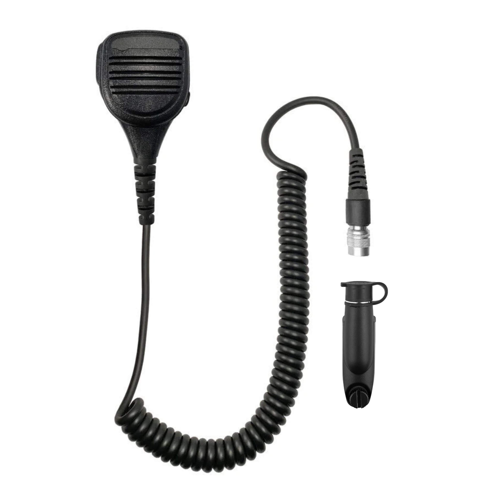 Loud Quick Disconnect (Hirose) Speaker Hand Mic- Motorola/Ailunce/Retevis/HYT/: EX500, EX560-XLS, EX600/XLS, GP328/GP338PLUS, GP344/338, HD1, HD2 Siyata, Simoco & More