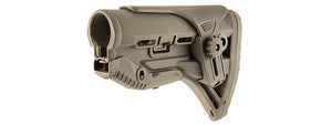 RANGER ARMORY M4 TACTICAL STOCK WITH ADJUSTABLE CHEEK REST (TAN)