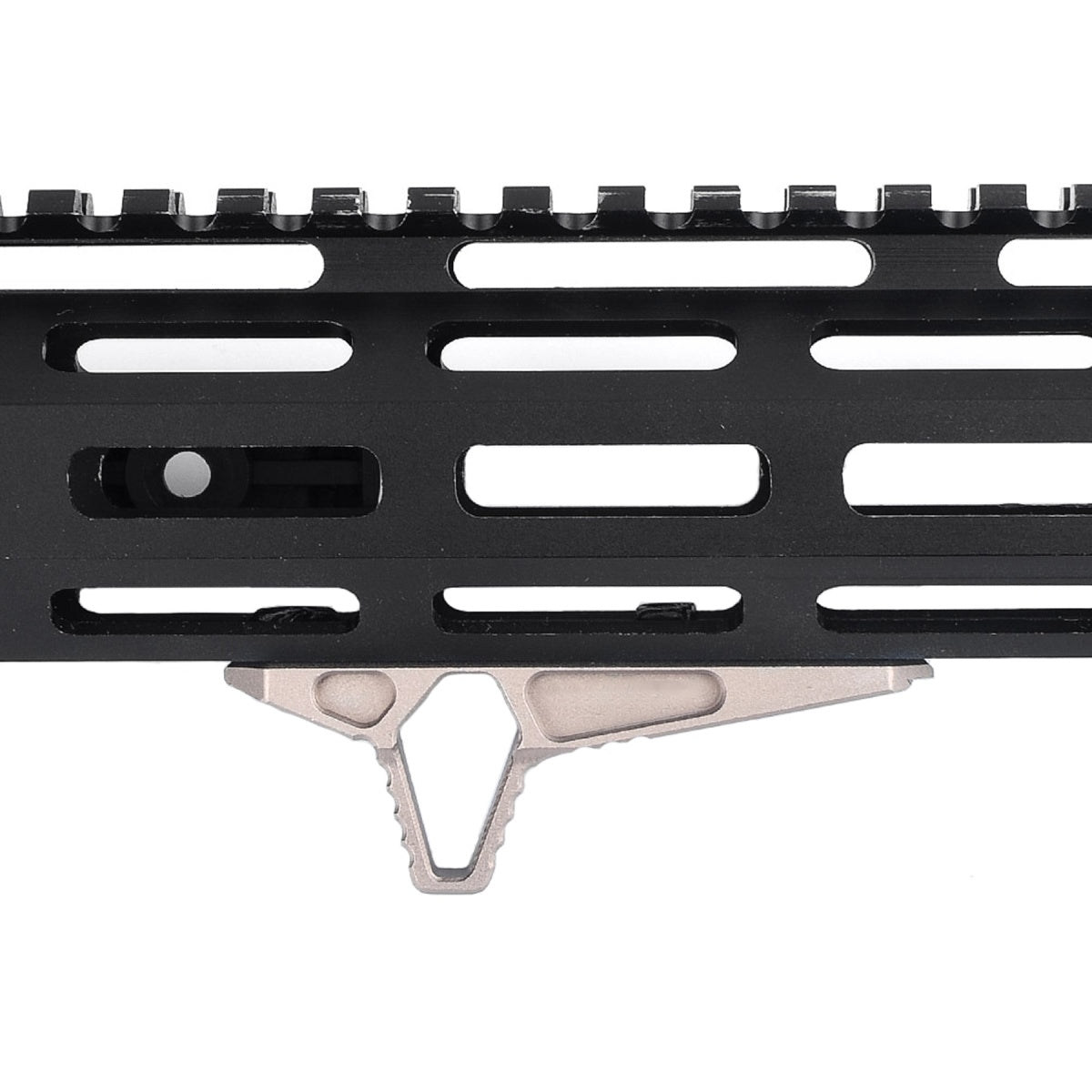 Ranger Armory Angled Hand-Stop for KeyMod and M-LOK (Color: Desert Earth)