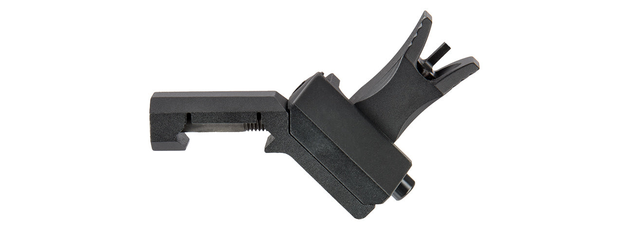 RANGER ARMORY FULL METAL YHM CANTED FLIP UP FRONT SIGHT (BLACK)