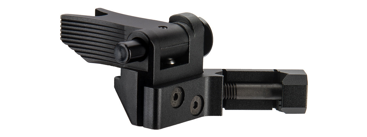 RANGER ARMORY FULL METAL YHM CANTED FLIP UP FRONT SIGHT (BLACK)