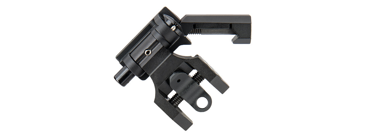 RANGER ARMORY FULL METAL YHM CANTED FLIP UP FRONT SIGHT (BLACK)