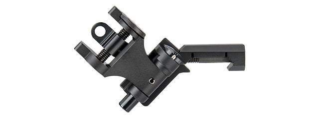 RANGER ARMORY FULL METAL YHM CANTED FLIP UP FRONT SIGHT (BLACK)