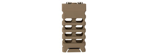 RANGER ARMORY SKELETONIZED STRAIGHT CUT KEYMOD SHORT VERTICAL FORWARD GRIP (TAN)